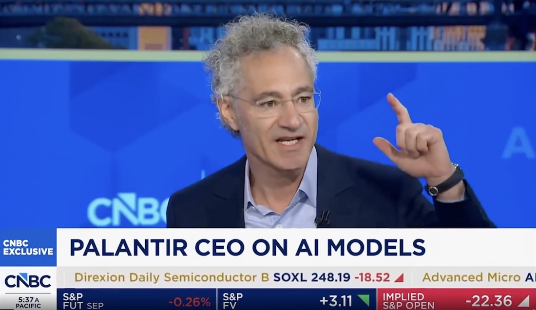 CEO Palantir назвав АІ-моделі «абсолютно переоціненими»