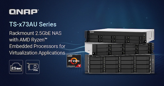 QNAP представила NAS на чипах AMD Ryzen Embedded