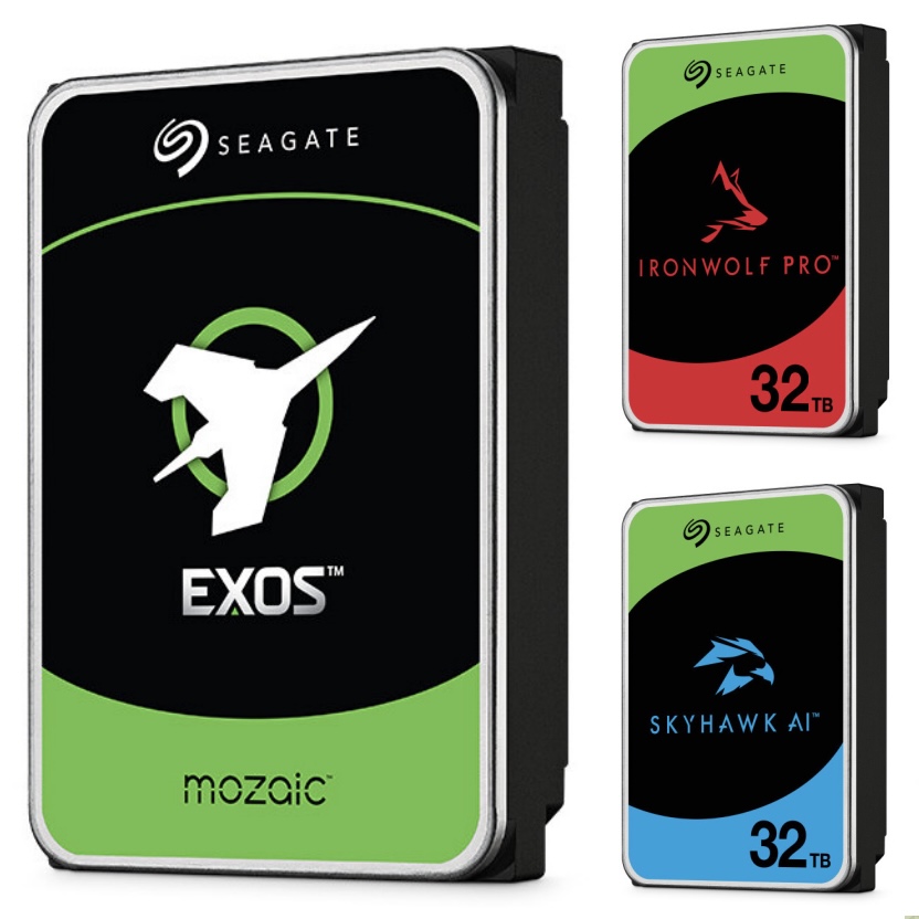 Seagate розпочала поставки жорстких дисків обсягом 32 ТБ для корпоративних клієнтів та NAS