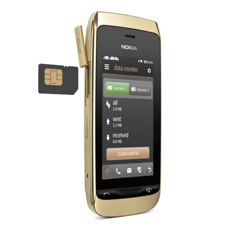 Nokia выпустила смартфон Asha 308 с двумя SIM-картами