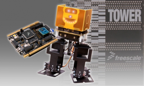 Робот Freescale умеет ходить, танцевать и обучать программированию сенсоров