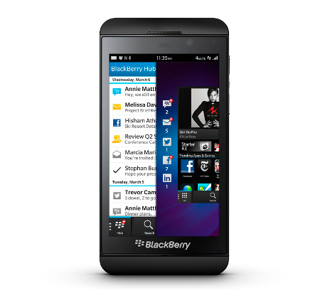 BlackBerry 10 представлена официально
