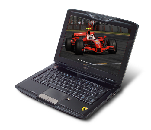 Acer начала поставки новой модели ноутбука Ferrari с 4 ГБ памяти на борту
