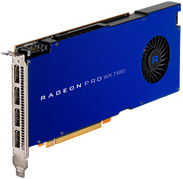 AMD начала поставки видеокарт Radeon Pro WX