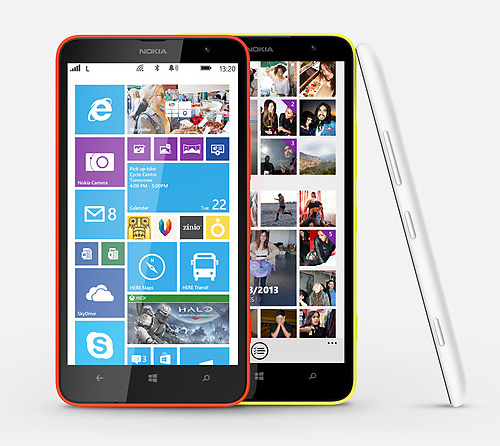 Nokia представила два 6-дюймовых смартфона и планшет на Windows RT