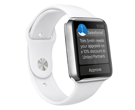 Salesforce показала пять новых приложений для Apple Watch