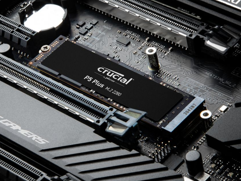 Micron анонсировала PCIe-накопители Crucial P5 Plus на 176-слойной NAND