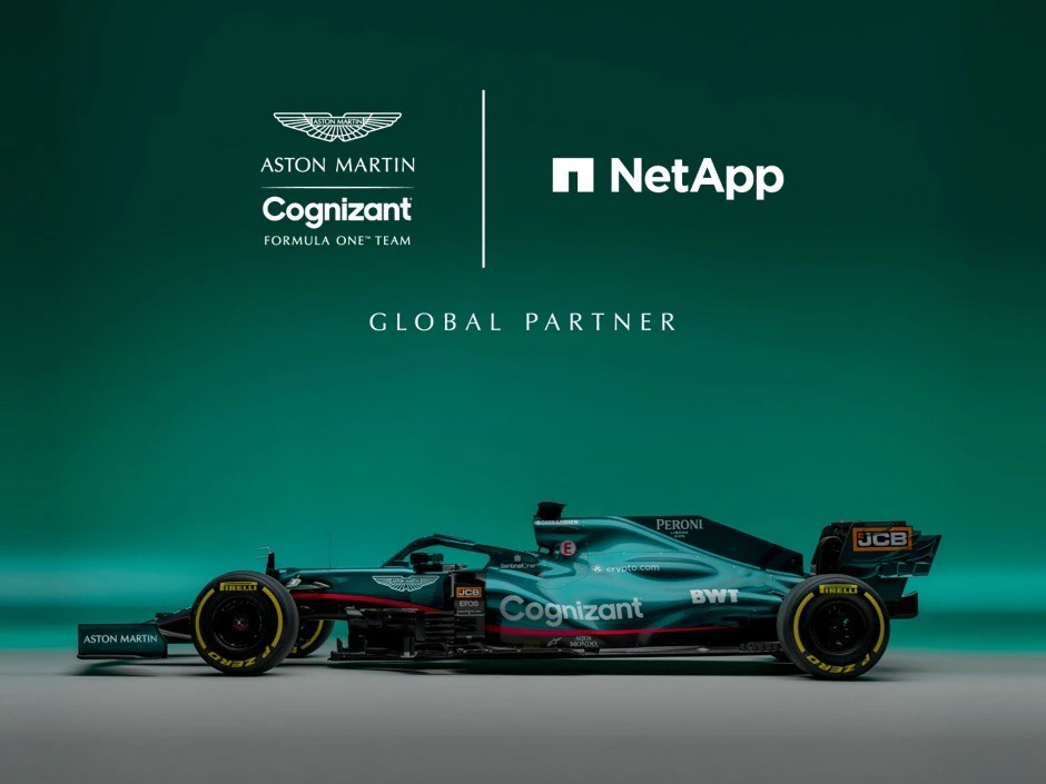 NetApp поддержит Aston Martin в Формуле-1