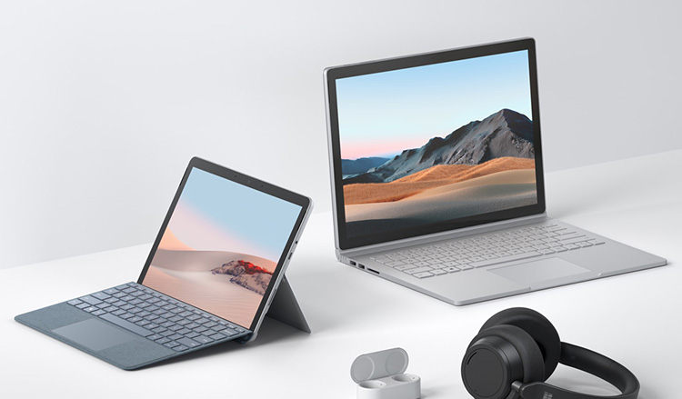 Microsoft обновила планшет Surface Go и ноутбук Surface Book