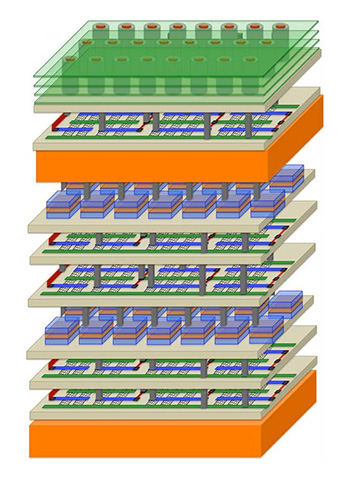 Многоэтажная конструкция улучшит работу чипа в 1000 раз
