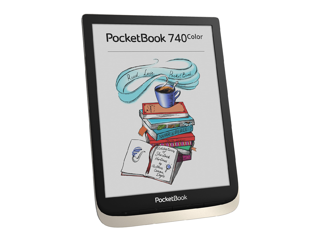 Новый 7,8-дюймовый ридер PocketBook 740 Color оснащен экраном E Ink new Kaleido