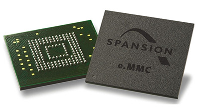Spansion представила чипы памяти e.MMC для встроенных решений
