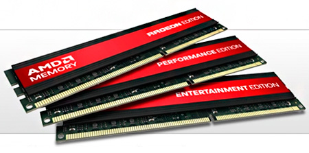 AMD начала выпуск оперативной памяти под своим брендом