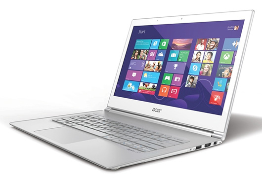 Acer представила ультрабуки на Intel Haswell