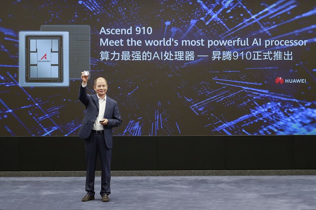 Huawei представила интеллектуальный процессор Ascend 910