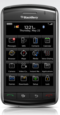 BlackBerry Storm с сенсорным экраном – ответ RIM на iPhone