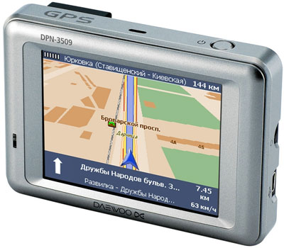 Daewoo Electronics начинает поставки GPS-навигаторов в Украину