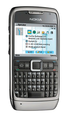Nokia E71 и E66 оптимизированы для работы с e-mail