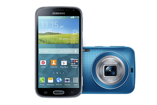 Смартфон Galaxy K Zoom получил 20,7 Мп камеру с 10-кратным оптическим зумом