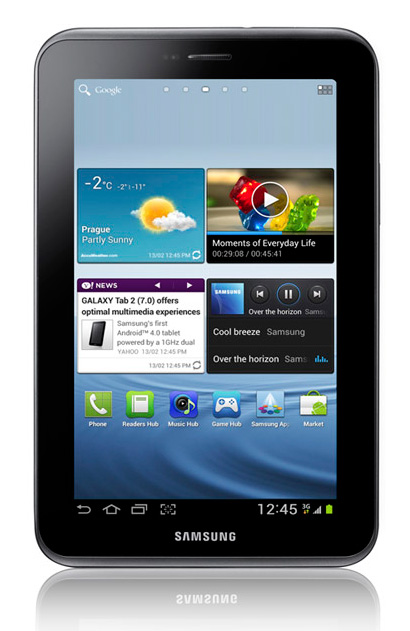 7-дюймовый Galaxy Tab 2 станет первым планшетом Samsung с Android 4.0