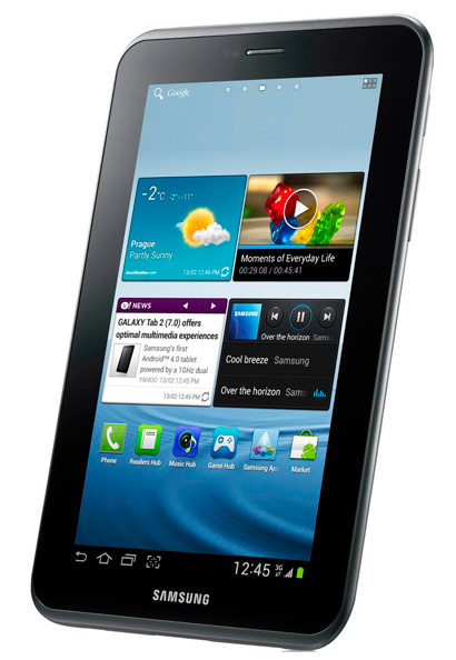 7-дюймовый Galaxy Tab 2 станет первым планшетом Samsung с Android 4.0