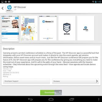 HP запускает каталог мобильных бизнес-приложений