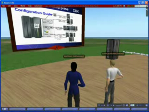 IBM расширит средства групповой работы на виртуальные миры