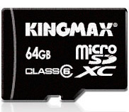 Kingmax представила первую карточку формата MicroSD емкостью 64 ГБ