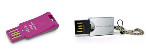 Kingston и Super Talent выпустили миниатюрные USB флэш-накопители 16 ГБ