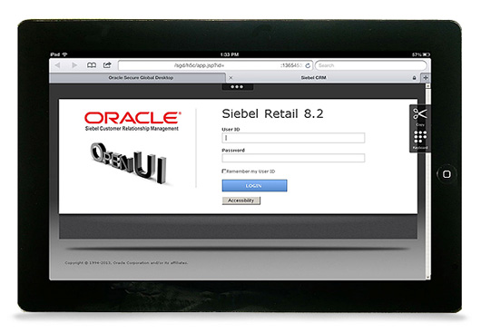 Oracle улучшает доступ к корпоративным приложениям с планшетов iPad