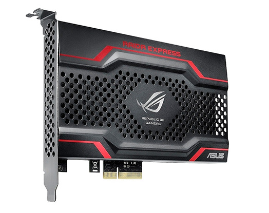 SSD-накопитель ASUS RAIDR Express с интерфейсом PCI Express доступен за 3650 грн