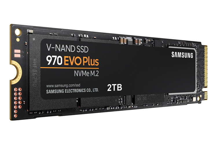 NVMe SSD-накопители Samsung 970 EVO Plus имеют повышенную производительность и энергоэффективность