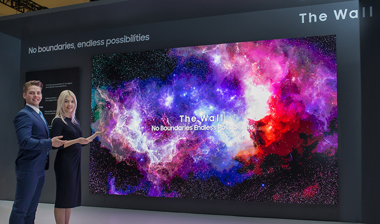Samsung представила модульные MicroLED-дисплеи для дома