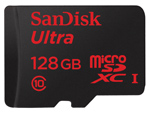 SanDisk показала первые в отрасли 128 ГБ карты памяти microSD