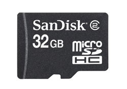 SanDisk разработала карту microSDHC на 32 ГБ