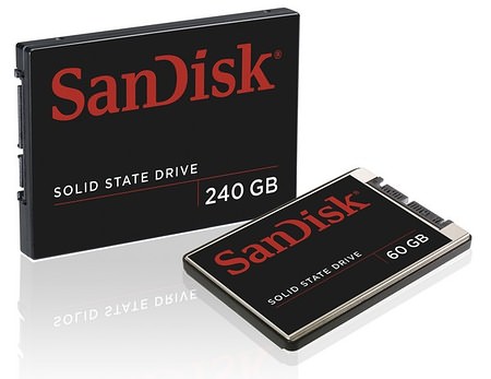 На CES SanDisk показала быстродействующие SSD-накопители для лэптопов