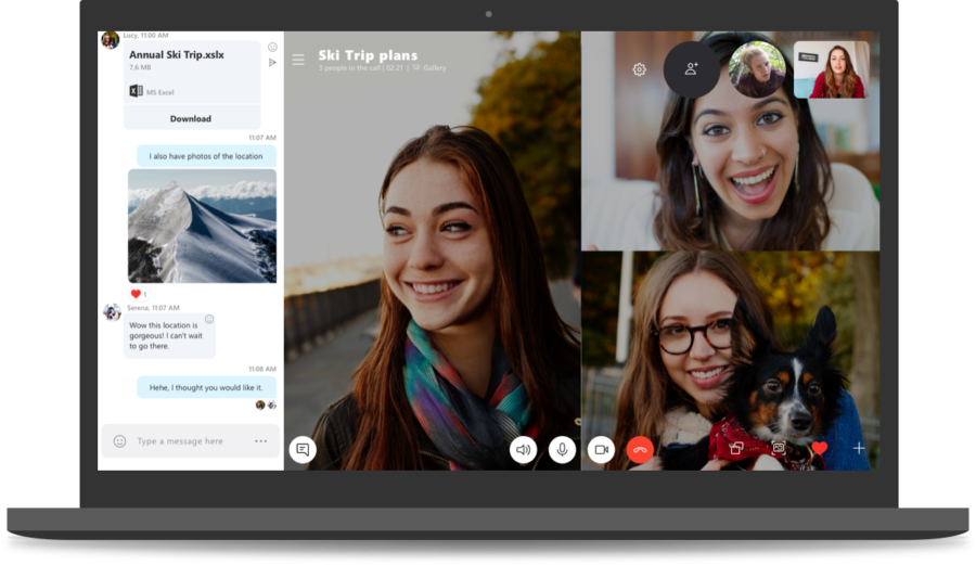 Десктопная версия Skype получила интерфейс и функции мобильной