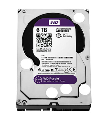 Накопители WD Purple для систем видеонаблюдения теперь доступны в емкости 6 ТБ Накопители WD Purple для систем видеонаблюдения теперь доступны в емкости 6 ТБ