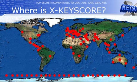XKeyscore собирает сведения обо всем, что происходит в Интернете