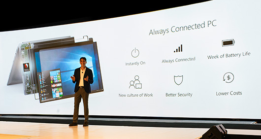 HP и ASUS показали планшет и ноутбук на чипсете Qualcomm Snapdragon с Windows 10