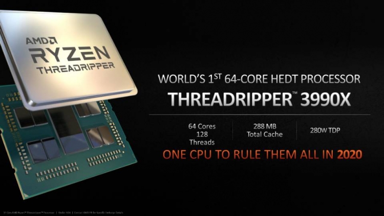 AMD Ryzen Threadripper с 64 ядрами будет анонсирован в январе