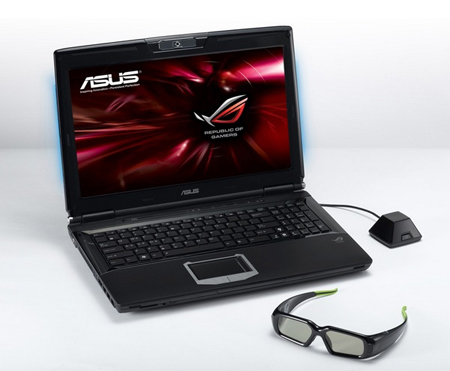 ASUS выпускает первый ноутбук со стереоскопической технологией NVIDIA 3D Vision