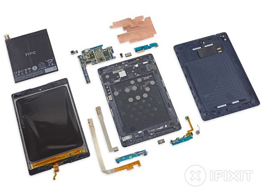 Итог разборки Nexus 9: экономия на комплектующих и низкая ремонтопригодность