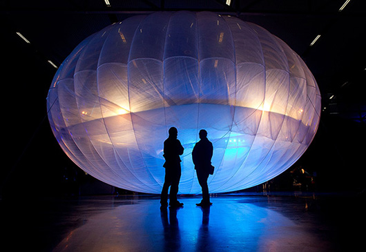 Воздушные шары Google Loon расширяют покрытие беспроводного Интернета