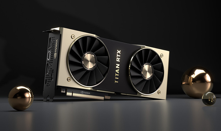 Nvidia представила видеокарту Titan RTX семейства Turing
