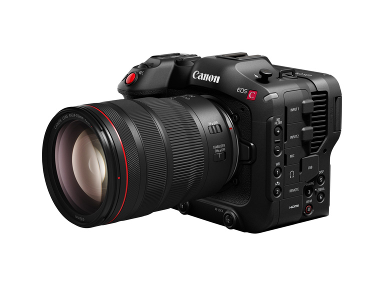 Камера Canon EOS C70 поддерживает вертикальную запись