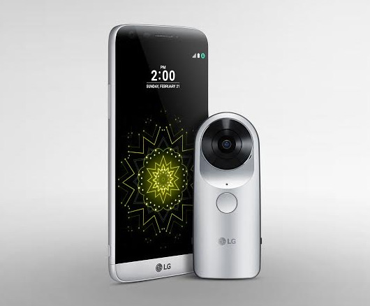 LG 360 Cam снимает 360-градусное видео