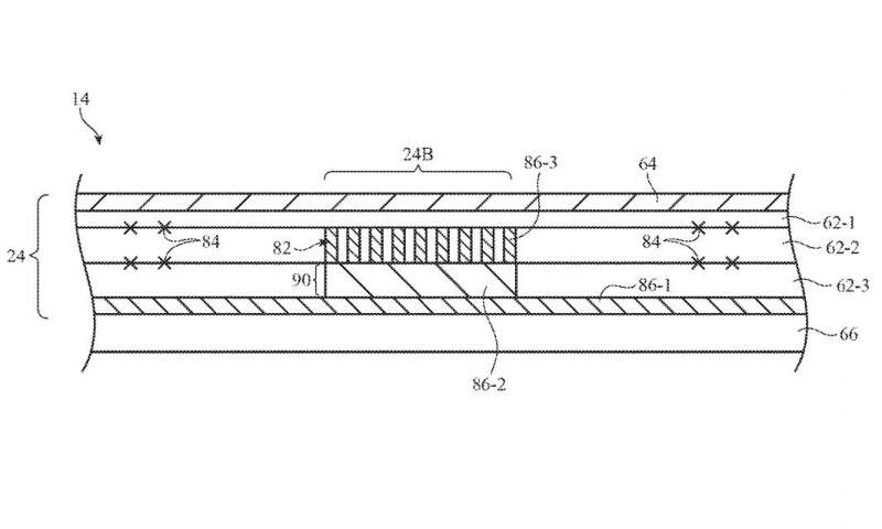 Apple патентует технологию гибкого дисплея, залечивающего царапины