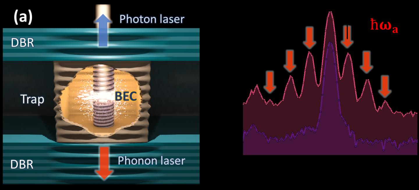 Конденсат Бозе-Эйнштейна приводит в действие фононный лазер