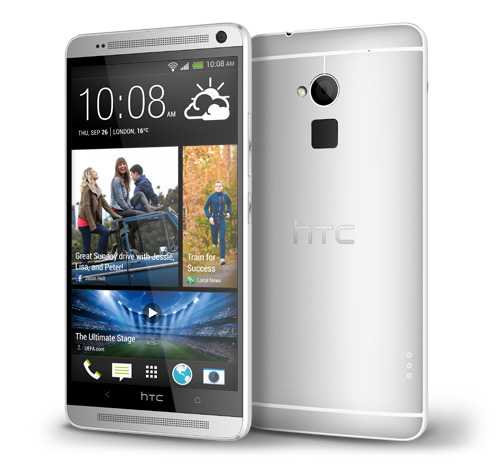 HTC One max: 5,9-дюймовый смартфон со сканером отпечатков пальцев